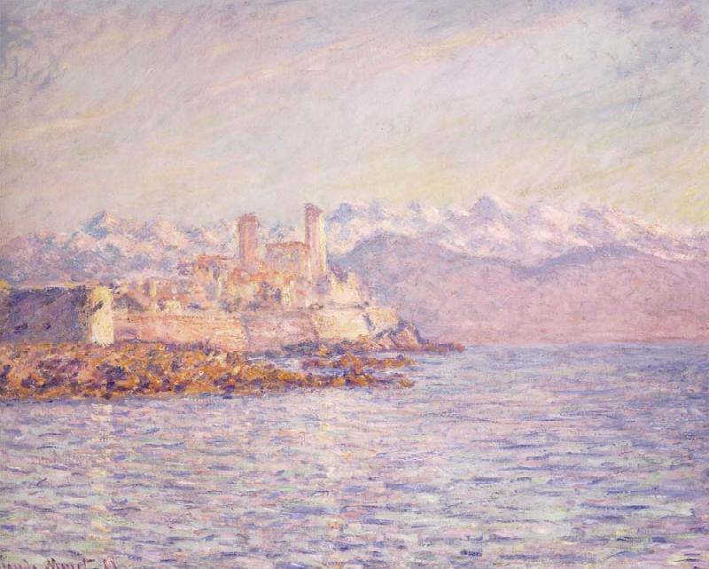 Claude Monet Antibes Norge oil painting art